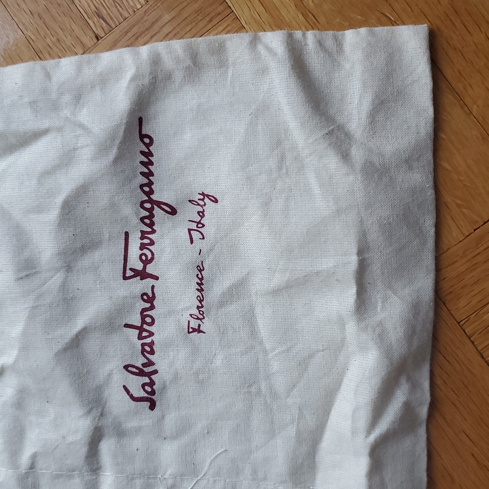 Salvatore Ferragamo Cotton Storage Shoe Dust Bag Dustbag